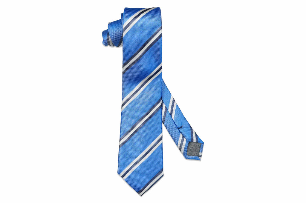 Coventry Blue Silk Skinny Tie