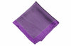 Purple Links Silk Pocket Square